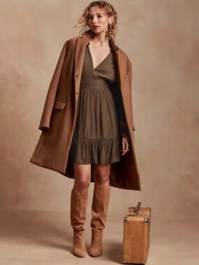 Banana Republic Balza Mini Dress L Tall NWT